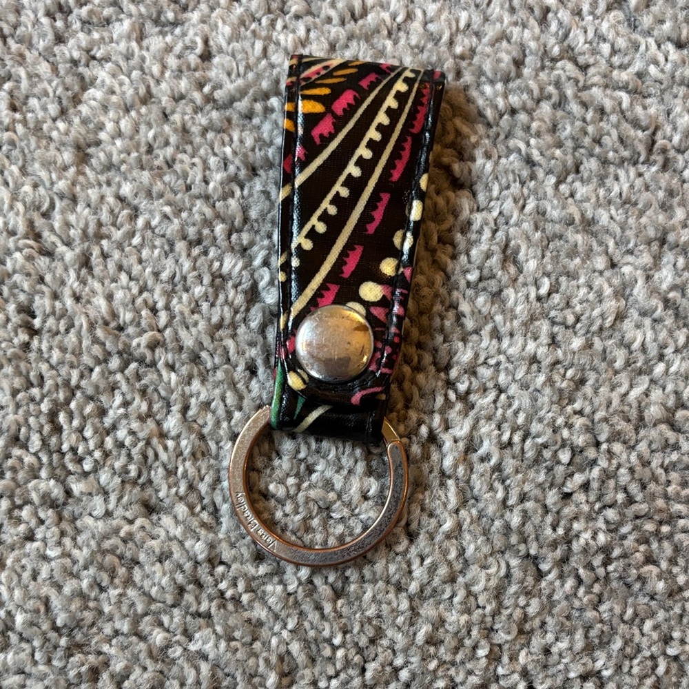 Vera Bradley Black Key Ring